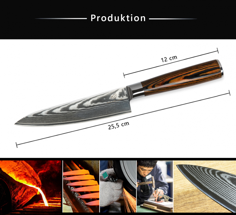 Wolfblood-Küchenmesser-Santoku-Damastmesser-Kochmesser-Officemesser-Damast-Küchenmesser-Damastmesser-Set